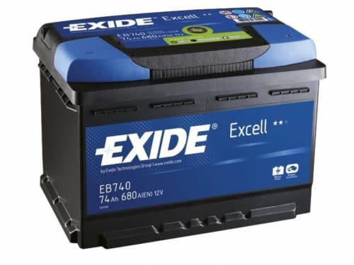 Exide Excell EB740 -/+